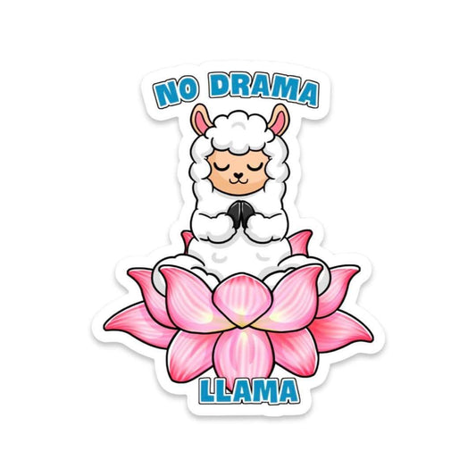 STICKER NO DRAMA LAMA